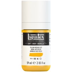 ACRYL SOFTBODY FLACON 59ML - 412 YELLOW MEDIUM AZO