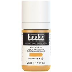 ACRYL SOFTBODY FLACON 59ML - 601 NAPLES YELLOW HUE