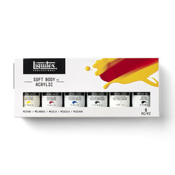 ACRYL SOFTBODY MIXING SET 6 FLACONS 59ML