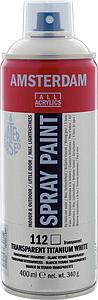 ACRYL SPUITBUS 400ML TRANSPARANT TITAAN WIT