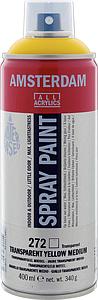 ACRYL SPUITBUS 400ML TRANSPARANTGEEL MIDDEL