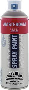 ACRYL SPUITBUS 400ML - WARM GRIJS DONKER
