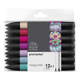 PROMARKER SET 12+1ST MANGA FANTASY