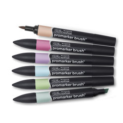 PROMARKER BRUSH - SET PASTEL TONES - 6 STUKS