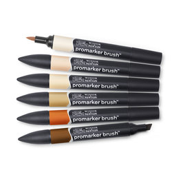 PROMARKER BRUSH - SET SKIN TONES - 6 STUKS