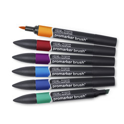 PROMARKER BRUSH - SET RICH TONES - 6 STUKS