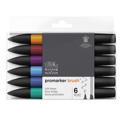 PROMARKER BRUSH - SET RICH TONES - 6 STUKS