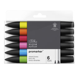 PROMARKER - SET VIBRANT TONES - 6 STUKS