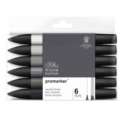 PROMARKER - SET NEUTRAL TONES - 6 STUKS