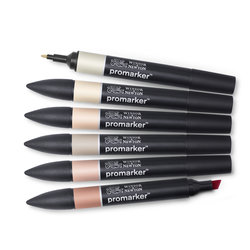 PROMARKER - SET SKINTONES 1 - 6 STUKS