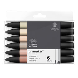 PROMARKER - SET SKINTONES 1 - 6 STUKS