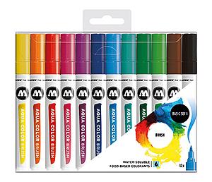 AQUA COLOR BRUSHMARKER - BASIC SET 1