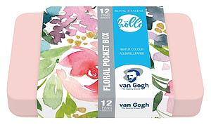 VAN GOGH POCKETBOX AQUA 12ST FLORAL