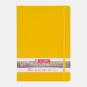 SCHETSBOEK 140G 80VEL 21x29.7CM - YELLOW