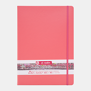 SCHETSBOEK 140G 80VEL 21x29.7CM - CORAL