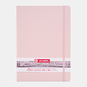 SCHETSBOEK PASTEL PINK - 140G 80VEL 21x29.7CM