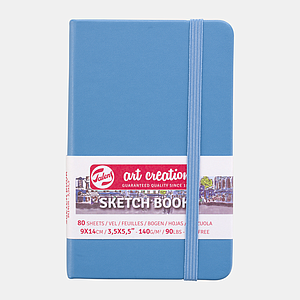 SCHETSBOEK 140G 80VEL 9x14CM - BLUE