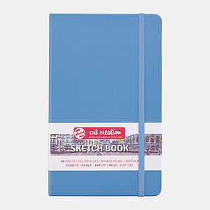 SCHETSBOEK 140G 80VEL 13x21CM - BLUE