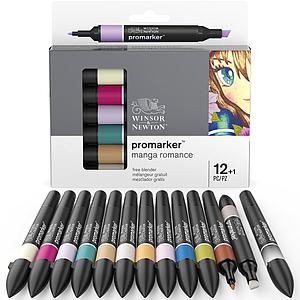 PROMARKER MANGA ROMANCE SET- 12+1 KLEUREN