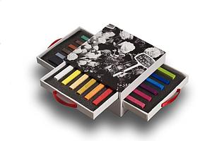 CAP CARRE KRIJT CADEAUDOOS - 18ST