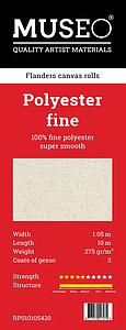 MUSEO DOEK POLYESTER FIJN 275G 105CM ROL 10M