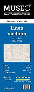 MUSEO DOEK LINNEN MEDIUM 445G 105CM ROL 10M