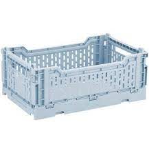 BASIC FOLDING BOX SMALL - 27x17x10.5CM - PASTELBLAUW