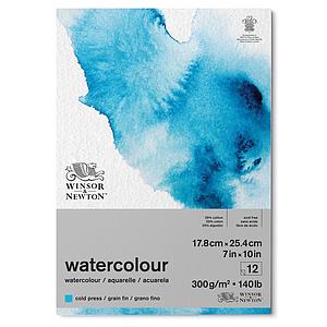 WATERCOLOUR AQUABLOK 300G 1-Z GELIJMD 12VEL 17.8CMx25.4CM