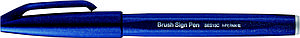 PENTEL TOUCH BRUSH SIGN PEN - BLAUW ZWART