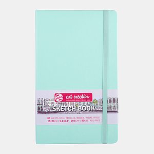 SCHETSBOEK 140G 80VEL 13x21CM - FRESH MINT