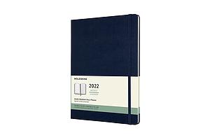 AGENDA 2022 - 12M - XL - WEEKLY - HARDCOVER - SAPPHIRE BLUE