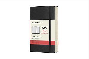 AGENDA 2022 - 12M - POCKET - DAILY - SOFTCOVER - BLACK