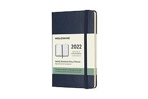 AGENDA 2022 - 12M - POCKET - WEEKLY - HARDCOVER - SAPPHIRE BLUE