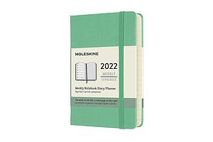 AGENDA 2022 - 12M - POCKET - WEEKLY - HARDCOVER - ICE GREEN