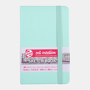 SCHETSBOEK 140G 80VEL 9x14CM - FRESH MINT