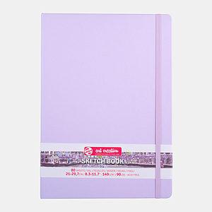 SCHETSBOEK 140G 80VEL 21x29.7CM - PASTEL VIOLET