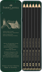 PITT GRAPHITE MATT SET - 6ST
