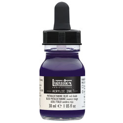 ACRYLIC INK FLACON 30ML - 314 PHTHALOCYANINE BLUE (red shade)