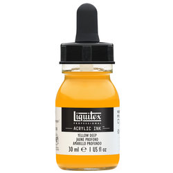 ACRYLIC INK FLACON 30ML - YELLOW DEEP