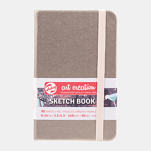 SCHETSBOEK 140G 80VEL 9x14CM - CHAMPAGNE