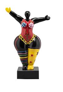 BEELDJE NIKI DE SAINT PHALLE - 2 ZWART 34X22X12CM - F