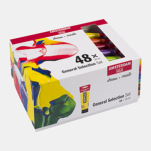 ACRYL STANDARD SERIES SET - 48X TUBES 20ML 