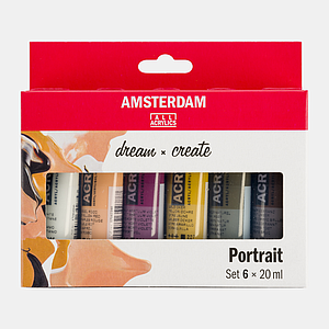 ACRYL STANDARD SERIES - PORTRAIT 6 X TUBES 20ML