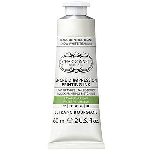 WATER WASHABLE ETCHING INK - SNOW WHITE TITANIUM - 60ML