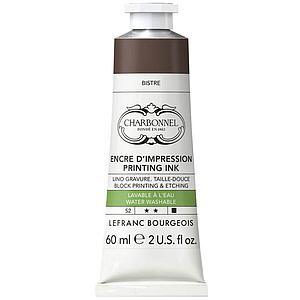 WATER WASHABLE ETCHING INK - BISTRE - 60ML