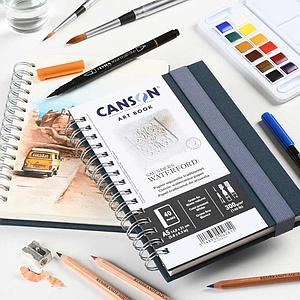 ART BOOK WATERFORD LANDSCAPE SPIRAAL - 300G - 40VEL - DINA5