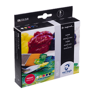 VANGOGH OLIEVERF SET - PRIMAIR 20ML - 5ST