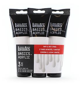 BASICS ACRYLIC SET TITANIUM WIT 2+1GRATIS