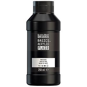 BASICS ACRYLIC FLUID 250ML - 429 MARS BLACK