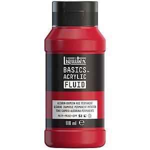 BASICS ACRYLIC FLUID TUBE 118ML - 389 ALIZARIN CRIMSON PERM HUE